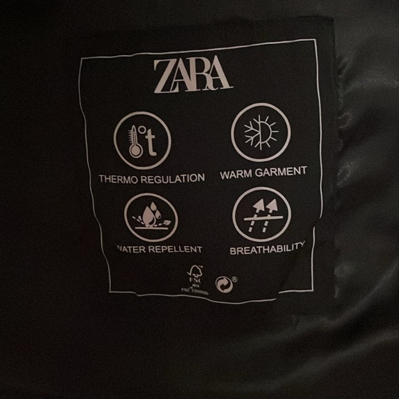 Zara Black Outerwear Puffer Jacket - Picture 11 of 17